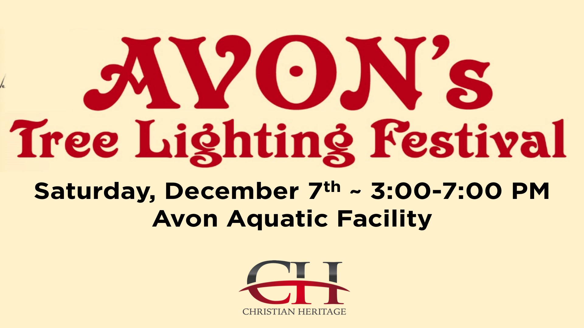 Avon Tree Lighting