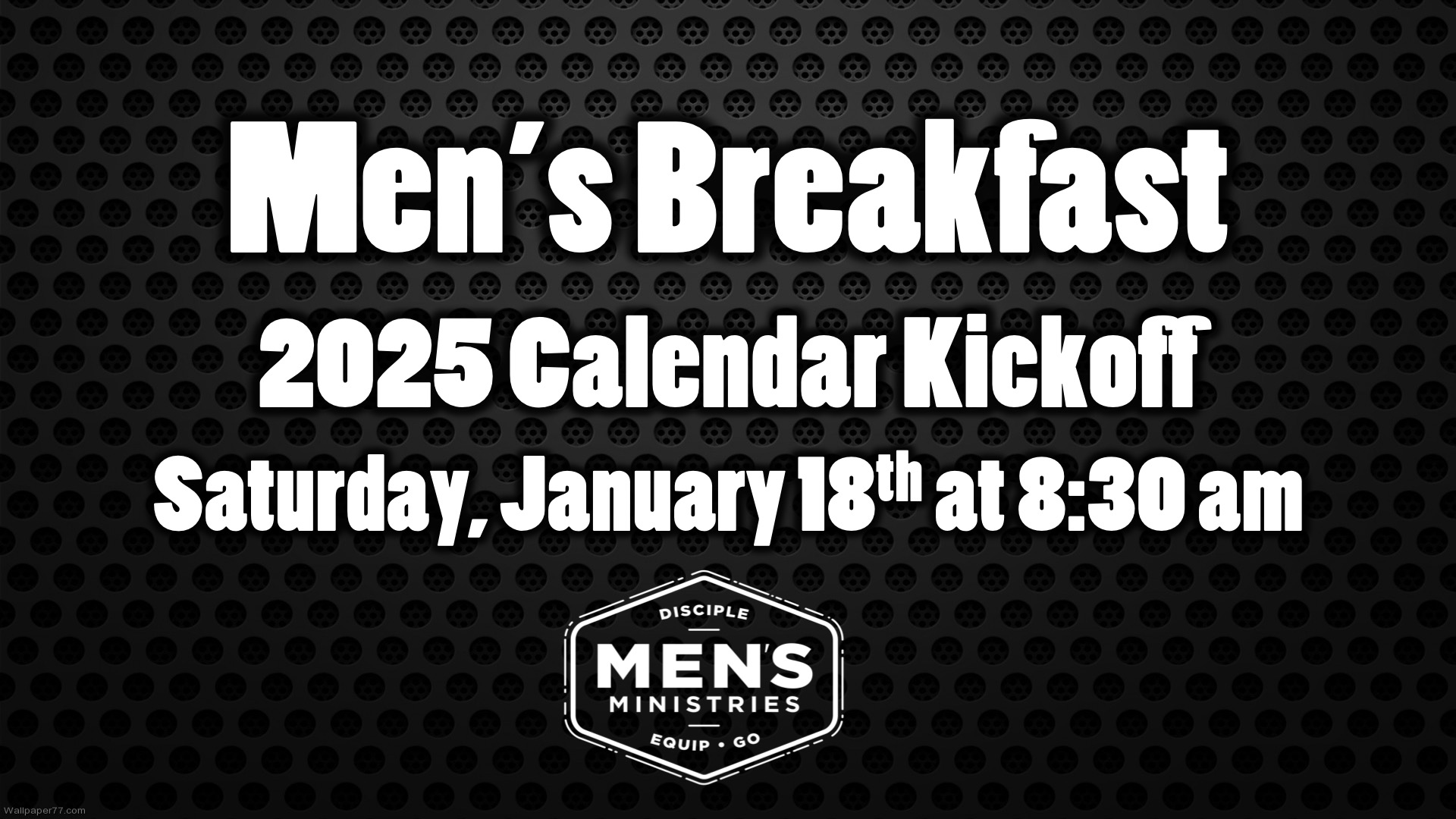 Men's Breakfast - 2025 Kickoff