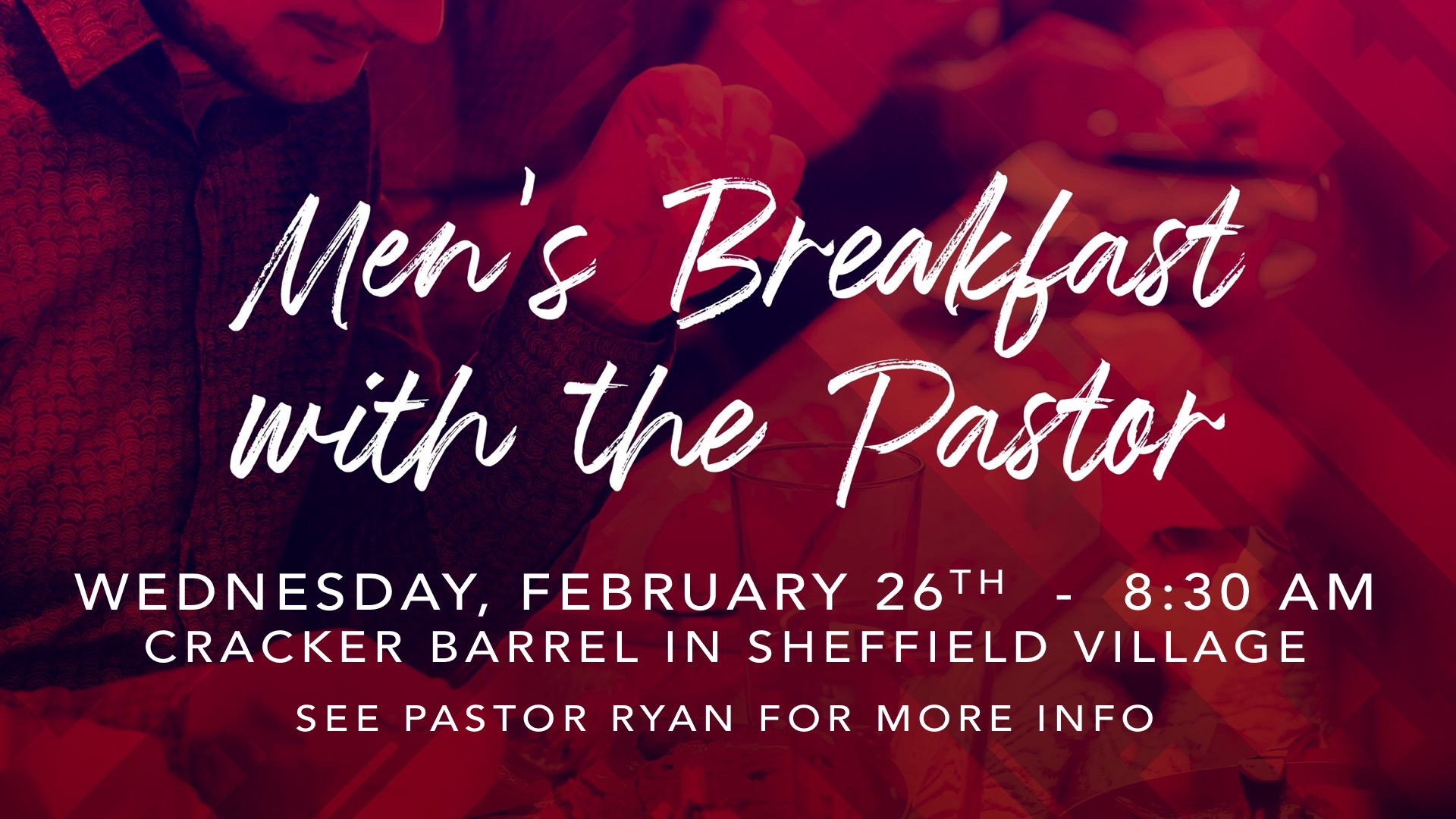 Men's Breakfast with the Pastor