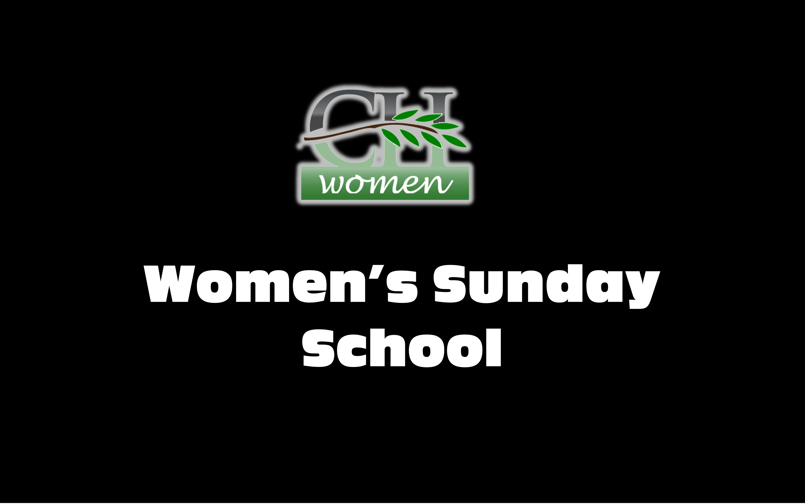 Women's Sunday School Class